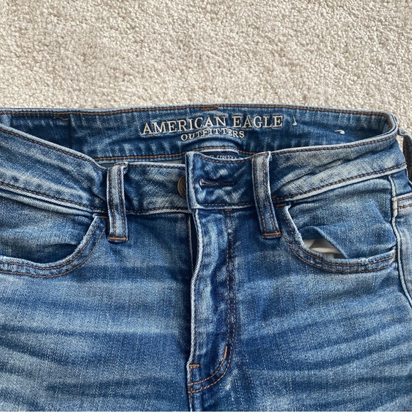 AE Next level Ripped High Waisted Jegging - Picture 4 of 7